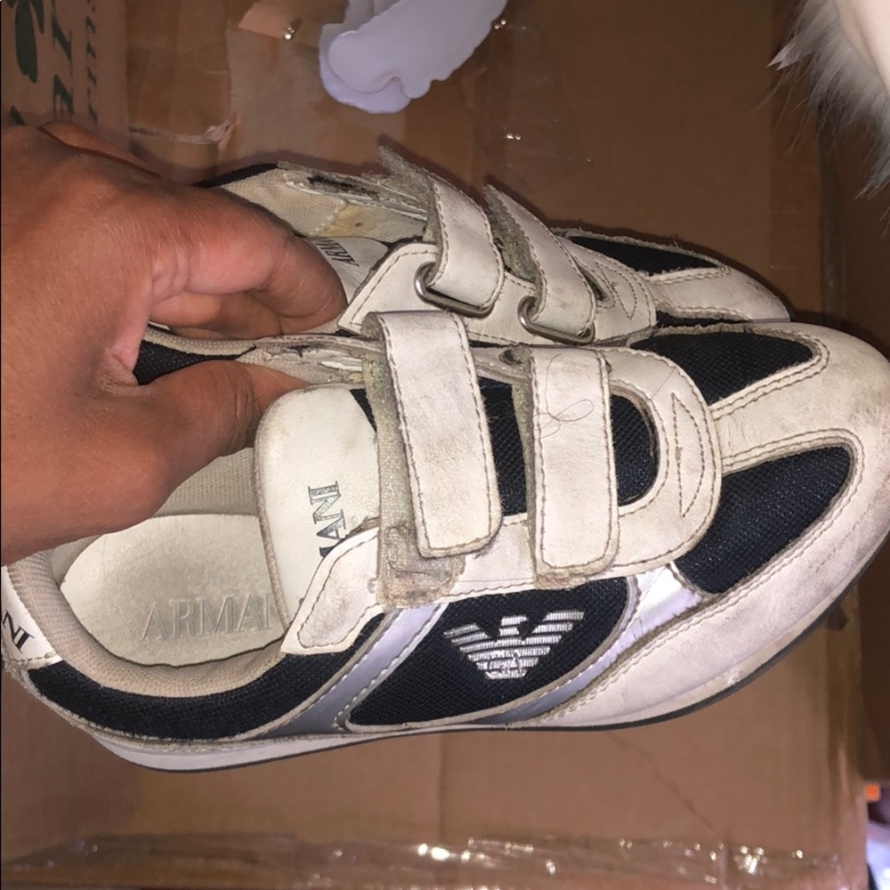Armani Junior Kid Sneakers Sz 12.5